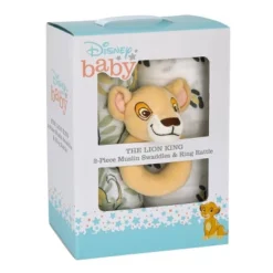 Disney Lion King Simba 100% Cotton Muslin Swaddles With Plush Rattle - 2pk 9 Disney Lion King Simba 100% Cotton Muslin Swaddles With Plush Rattle - 2pk -Disney GUEST 3d7c58d4 8e73 496f 930d 240d56520681
