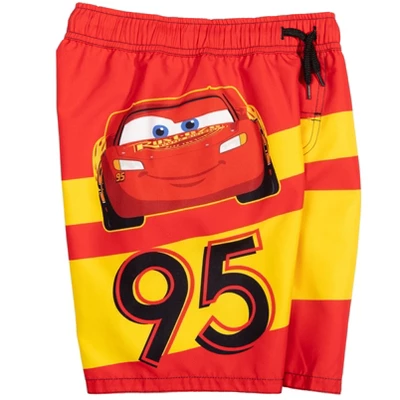 Disney Pixar Cars Lightning McQueen Rash Guard And Swim Trunks Outfit Set Toddler To Little Kid 6 Disney Pixar Cars Lightning McQueen Rash Guard And Swim Trunks Outfit Set Toddler To Little Kid - Image 6