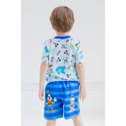 Disney Pixar D100 Toy Story Monsters Inc. Mickey Mouse Buzz Lightyear Rash Guard And Swim Trunks Outfit Infant To Toddler -Disney GUEST 3ee70b23 5626 4f36 84e4 c0c753076860