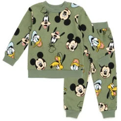Disney Mickey Mouse Goofy Donald Duck Pluto Baby Fleece Pullover T-Shirt And Pants Infant -Disney GUEST 40bbfc3f f6fb 4e55 9beb c1781505ca58