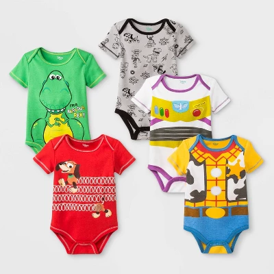 Baby Disney Toy Story 5pk Bodysuits 1 Baby Disney Toy Story 5pk Bodysuits