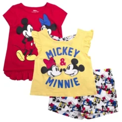 Disney Girl's 3-Pack Fancy Nancy Short Set With Tee, Tank Top And Print Shorts For Infants -Disney GUEST 45677938 ad64 4db2 83b5 8a12c2d15325