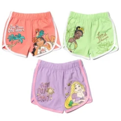 Disney Princess Belle Jasmine Moana Rapunzel Tiana Ariel Girls French Terry 3 Pack Shorts Toddler To Big Kid 17 Disney Princess Belle Jasmine Moana Rapunzel Tiana Ariel Girls French Terry 3 Pack Shorts Toddler To Big Kid -Disney GUEST 45e07655 6073 4211 98a0 8501818672d4