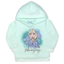 Disney Frozen Girl's 2-Pack Believe In The Journey Elsa Pullover Hoodie And Snowflake Legging Pant For Kids