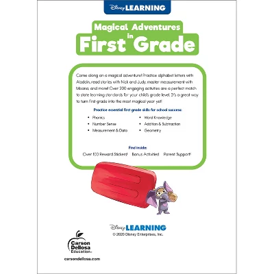 Disney Learning Magical Adventures In First Grade Workbook, Grade 1 1 Disney Learning Magical Adventures In First Grade Workbook, Grade 1