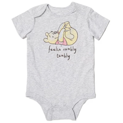 Disney Winnie The Pooh Tigger Winnie The Pooh Baby 4 Pack Snap Bodysuits Newborn To Infant 3 Disney Winnie The Pooh Tigger Winnie The Pooh Baby 4 Pack Snap Bodysuits Newborn To Infant - Image 3