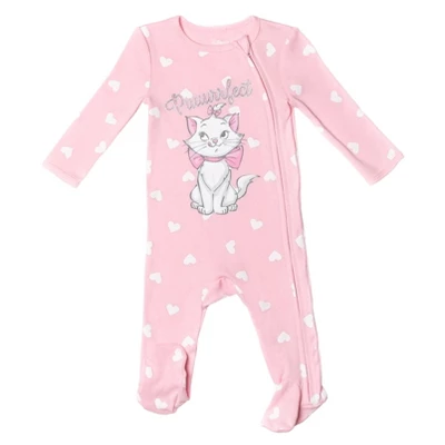 Disney The Aristocats Bambi Baby Girls 3 Pack Zip Up Sleep N' Play Coveralls Newborn To Infant 2 Disney The Aristocats Bambi Baby Girls 3 Pack Zip Up Sleep N' Play Coveralls Newborn To Infant - Image 2