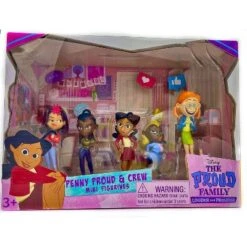 Disney The Proud Family Louder And Prouder Penny Proud & Crew Mini Figurines Pack