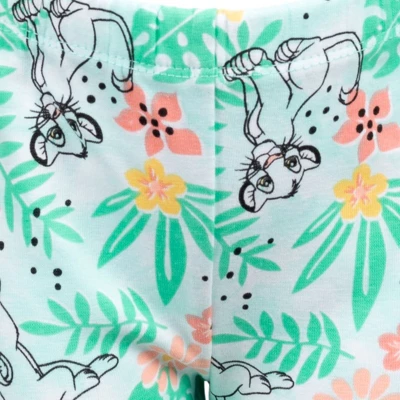 Disney Lion King Toy Story Moana Simba Nala Jessie Woody Girls T-Shirt & Bike Shorts Outfit Set Infant To Little Kid 7 Disney Lion King Toy Story Moana Simba Nala Jessie Woody Girls T-Shirt & Bike Shorts Outfit Set Infant To Little Kid - Image 7