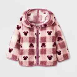 Baby Girls' Disney Mickey Mouse & Friends Printed Zip-Up Sweatshirt - White/Purple 5 Baby Girls' Disney Mickey Mouse & Friends Printed Zip-Up Sweatshirt - White/Purple -Disney GUEST 4ef9f4cc dd92 49a4 be46 bf4dcf43ceb7