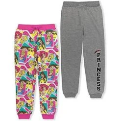 Girl's 2-Pack Disney Princess Graphic Jogger Pants Set