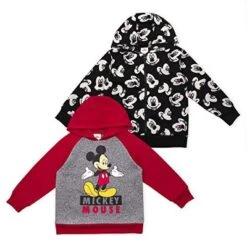 Disney Boy's 2-Pack Mickey Mouse Graphic Hooded Sweatshirt And Full Zip Hoodie Set For Kids -Disney GUEST 54b0dc68 4d06 4934 a55a 2e96be2088da