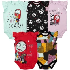 Disney Nightmare Before Christmas Jack Skellington Sally Baby Girls 5 Pack Bodysuits 23 Disney Nightmare Before Christmas Jack Skellington Sally Baby Girls 5 Pack Bodysuits -Disney GUEST 56d8b5f8 da59 4bae 9ffa d60369f47010