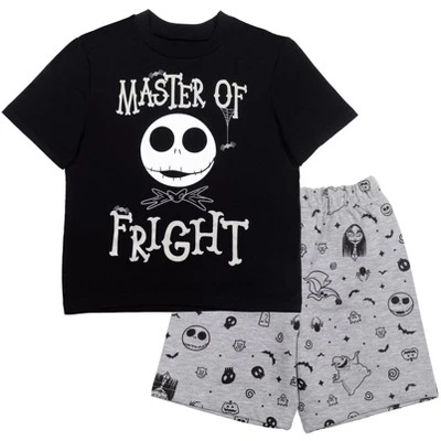 Disney Nightmare Before Christmas Jack Skellington T-Shirt Shorts Black/Gray 10 Disney Nightmare Before Christmas Jack Skellington T-Shirt Shorts Black/Gray - Image 10