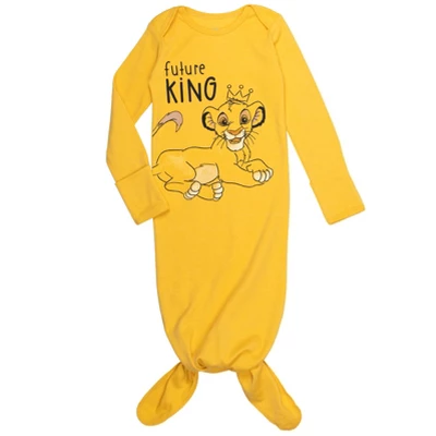 Disney Lion King Simba Sleeper Gown And Hat Newborn To Infant 2 Disney Lion King Simba Sleeper Gown And Hat Newborn To Infant - Image 2