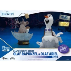 Disney Olaf Presents Series-Olaf Rapunzel & Ariel 2 Pack (Mini Diorama Stage)