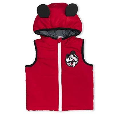 Disney Boy's 3-Pack Mickey Mouse Long Sleeve Graphic Tee, 3D Hoodie Vest And Jogger Pant Set For Toddler 3 Disney Boy's 3-Pack Mickey Mouse Long Sleeve Graphic Tee, 3D Hoodie Vest And Jogger Pant Set For Toddler - Image 3