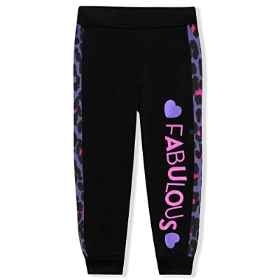 Disney Girl's 2-Pack Fabulous Minnie Mouse Graphic Pullover Sweatshirt And Jogger Pants Set, Leopard Print For Kids 1 Disney Girl's 2-Pack Fabulous Minnie Mouse Graphic Pullover Sweatshirt And Jogger Pants Set, Leopard Print For Kids