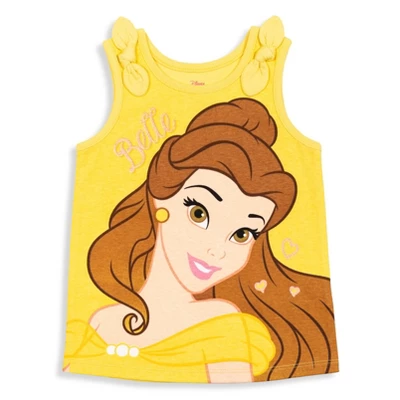 Disney Princess Princess Moana Rapunzel Jasmine Belle Baby Girls Tank Top And French Terry Shorts Infant 2 Disney Princess Princess Moana Rapunzel Jasmine Belle Baby Girls Tank Top And French Terry Shorts Infant - Image 2