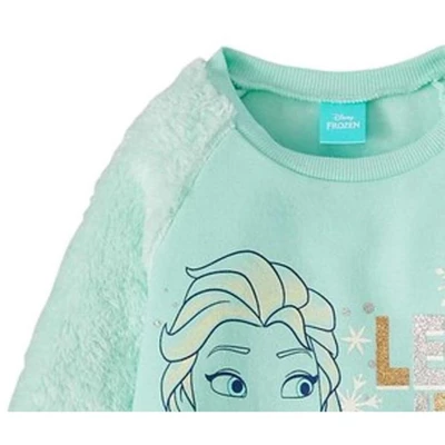 Disney Frozen Elsa Girls Fleece Sweatshirt & Pants 1 Disney Frozen Elsa Girls Fleece Sweatshirt & Pants
