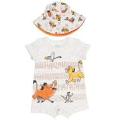 Disney Lion King,Mickey Mouse,Winnie The Pooh Simba Baby Romper And Sunhat Newborn To Infant 26 Disney Lion King,Mickey Mouse,Winnie The Pooh Simba Baby Romper And Sunhat Newborn To Infant -Disney GUEST 5e12ae76 64eb 4154 aac5 87b68c1e2fdc