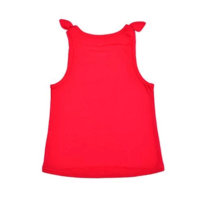 Disney Girls' 3-Pack So Sweet Minnie Mouse Ruffle Sleeve Tee, Bow Strap Sleeveless Shirt And Casual Shorts Set For Kids 3 Disney Girls' 3-Pack So Sweet Minnie Mouse Ruffle Sleeve Tee, Bow Strap Sleeveless Shirt And Casual Shorts Set For Kids - Image 3