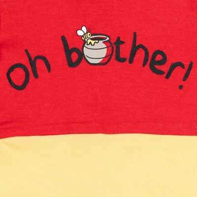 Disney Winnie The Pooh Costume Short Sleeve Romper 1 Disney Winnie The Pooh Costume Short Sleeve Romper