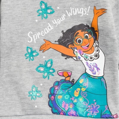 Disney Encanto Mirabel Girls Fleece Sweatshirt And Pants Set Little Kid To Big Kid 5 Disney Encanto Mirabel Girls Fleece Sweatshirt And Pants Set Little Kid To Big Kid - Image 5