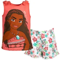 Disney Princess Princess Moana Rapunzel Jasmine Belle Girls Tank Top And French Terry Shorts Little Kid To Big Kid 20 Disney Princess Princess Moana Rapunzel Jasmine Belle Girls Tank Top And French Terry Shorts Little Kid To Big Kid -Disney GUEST 6496590a d880 4dc0 b486 ee5c24ded5ee