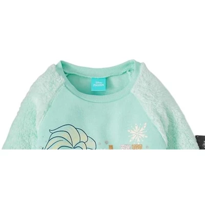 Disney Frozen Elsa Girls Fleece Sweatshirt & Pants 6 Disney Frozen Elsa Girls Fleece Sweatshirt & Pants - Image 6