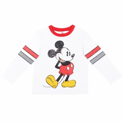 Disney Mickey Mouse Baby Boys Long Sleeve T-Shirt Fleece Pant Set White/Gray 1 Disney Mickey Mouse Baby Boys Long Sleeve T-Shirt Fleece Pant Set White/Gray