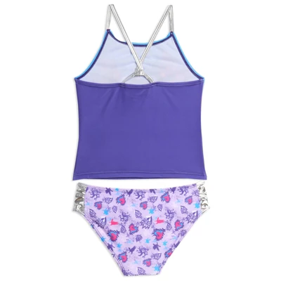 Disney Descendants Mal Evie Uma Girls Tankini Top And Bikini Bottom Swim Set Little Kid To Big Kid 4 Disney Descendants Mal Evie Uma Girls Tankini Top And Bikini Bottom Swim Set Little Kid To Big Kid - Image 4