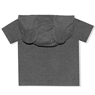 Disney Boy's There Is Only One Mickey Mouse Graphic Tee, 3D Hooded Shirt And Casual Short Set For Toddler 6 Disney Boy's There Is Only One Mickey Mouse Graphic Tee, 3D Hooded Shirt And Casual Short Set For Toddler - Image 6