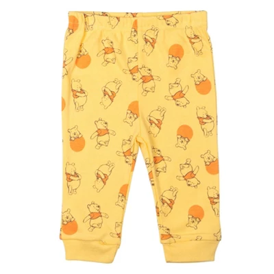 Disney Winnie The Pooh Baby Bodysuit Pants Bib And Hat 4 Piece Outfit Set Newborn To Infant 2 Disney Winnie The Pooh Baby Bodysuit Pants Bib And Hat 4 Piece Outfit Set Newborn To Infant - Image 2