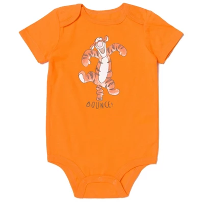 Disney Winnie The Pooh Tigger Winnie The Pooh Baby 4 Pack Snap Bodysuits Newborn To Infant 2 Disney Winnie The Pooh Tigger Winnie The Pooh Baby 4 Pack Snap Bodysuits Newborn To Infant - Image 2