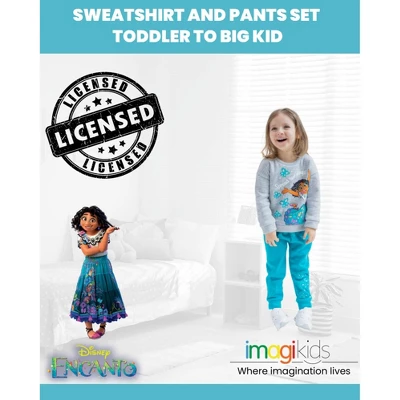 Disney Encanto Mirabel Girls Fleece Sweatshirt And Pants Set Little Kid To Big Kid 3 Disney Encanto Mirabel Girls Fleece Sweatshirt And Pants Set Little Kid To Big Kid - Image 3