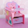 Disney Peppa Pig Chair Desk With Storage Bin - Delta Children