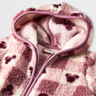 Baby Girls' Disney Mickey Mouse & Friends Printed Zip-Up Sweatshirt - White/Purple 2 Baby Girls' Disney Mickey Mouse & Friends Printed Zip-Up Sweatshirt - White/Purple - Image 2