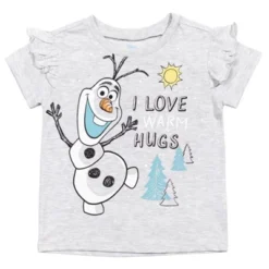 Disney Frozen Princess Anna Elsa Girls 3 Pack T-Shirts Little Kid To Big Kid -Disney GUEST 6f0c916b 9302 4e56 9888 3750fd628758