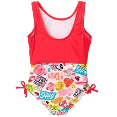 Disney Mickey Mouse Minnie Mouse Girls One Piece Bathing Suit Toddler To Little Kid 4 Disney Mickey Mouse Minnie Mouse Girls One Piece Bathing Suit Toddler To Little Kid - Image 4