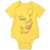 Disney Winnie The Pooh Baby Boys 3 Pack Cuddly Short Sleeve Bodysuits