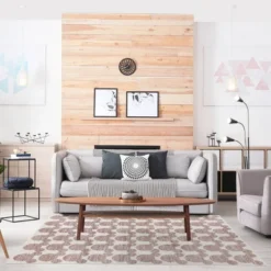 Disney Mickey Mouse Barcelona 7'10"x10' Indoor Area Rug Pink