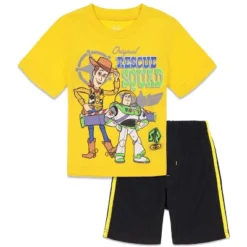 Disney Pixar Toy Story Buzz Lightyear Woody Baby Athletic T-Shirt And Mesh Shorts Outfit Set Infant 17 Disney Pixar Toy Story Buzz Lightyear Woody Baby Athletic T-Shirt And Mesh Shorts Outfit Set Infant -Disney GUEST 7494b52a 578a 4c99 bd6f ee93615dfb77