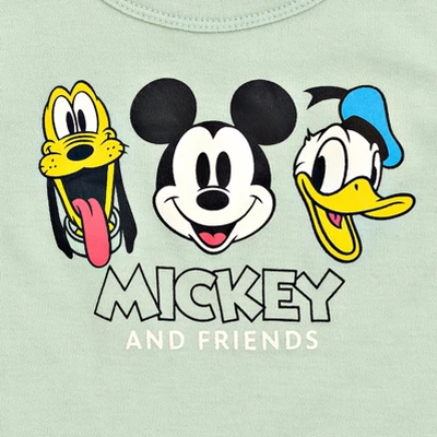 Disney Mickey Mouse Goofy Donald Duck Pluto Baby Romper And Hat Newborn To Infant 5 Disney Mickey Mouse Goofy Donald Duck Pluto Baby Romper And Hat Newborn To Infant - Image 5