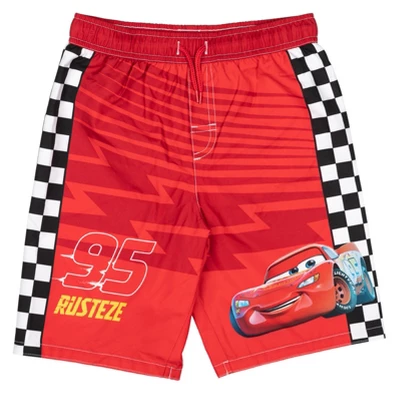 Disney Pixar Cars Lightning McQueen Swim Trunks Bathing Suit Toddler 7 Disney Pixar Cars Lightning McQueen Swim Trunks Bathing Suit Toddler - Image 7