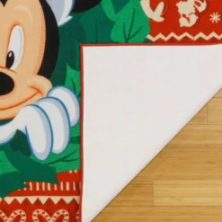 Disney Mickey Mouse Wreath 54"x78" Area Rug Red 5 Disney Mickey Mouse Wreath 54"x78" Area Rug Red -Disney GUEST 7dbcf54f fdc4 4164 9ebb 657eca134c0f