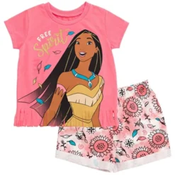 Disney Frozen Moana Princess Rapunzel Snow White Raya And The Last Dragon Girls Peplum T-Shirt And French TerryShorts Outfit Set Little Kid To Big Kid 25 Disney Frozen Moana Princess Rapunzel Snow White Raya And The Last Dragon Girls Peplum T-Shirt And French TerryShorts Outfit Set Little Kid To Big Kid -Disney GUEST 7f9bf360 b39d 4998 ab90 e0f8b2f3ddf2
