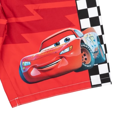 Disney Pixar Cars Lightning McQueen Swim Trunks Bathing Suit Toddler 2 Disney Pixar Cars Lightning McQueen Swim Trunks Bathing Suit Toddler - Image 2