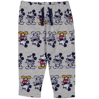 Disney Mickey Mouse Baby Pants Pullover T-Shirt And Bodysuit 4 Piece Layette Set Newborn To Infant 5 Disney Mickey Mouse Baby Pants Pullover T-Shirt And Bodysuit 4 Piece Layette Set Newborn To Infant - Image 5
