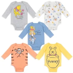 Disney Lion King Winnie The Pooh Mickey Mouse Baby 5 Pack Bodysuits Newborn To Infant 15 Disney Lion King Winnie The Pooh Mickey Mouse Baby 5 Pack Bodysuits Newborn To Infant -Disney GUEST 81c5574e 9e82 4e39 8387 b98fe32a88a4